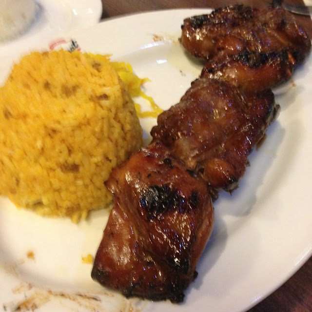 The Aristocrat Restaurant in Manila Philippines Chicken barbecue at The Aristocrat Restaurant