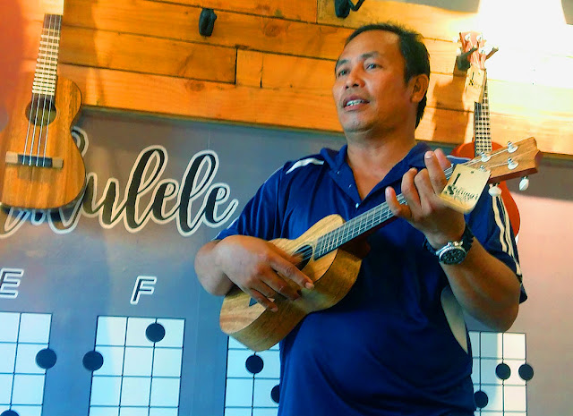 Frank Clive Cane at UkeHUB Kafe in Mactan Island Lapulapu City Cebu Philippines