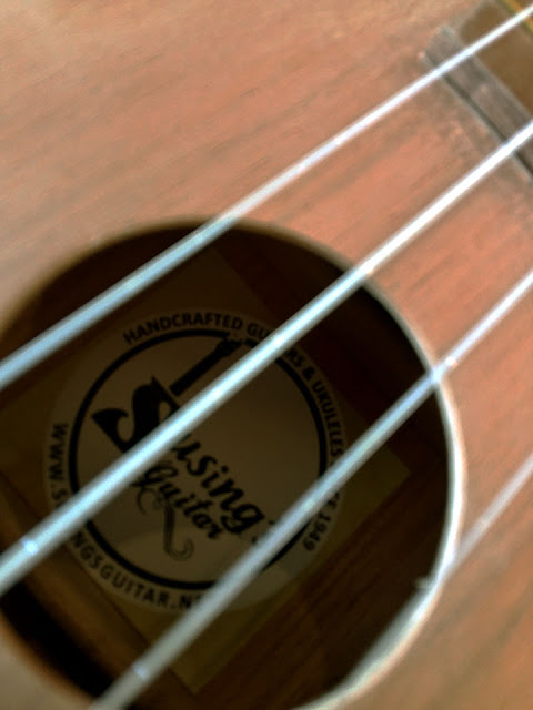 Susing's Guitar-branded ukuleles at UkeHUB Kafe in Mactan Island Lapulapu City Cebu Philippines