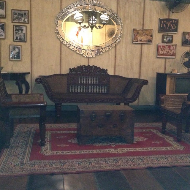 Museo Parian sa Sugbu at the Jesuit House of 1730 in Cebu City Philippines Some old furniture at the Jesuit House of 1730