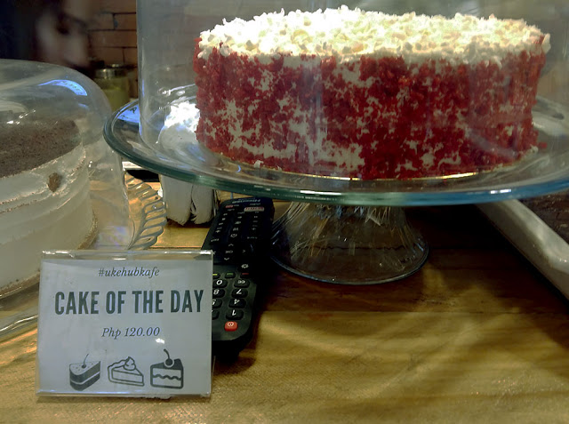 Red velvet cake at UkeHUB Kafe in Mactan Island Lapulapu City Cebu Philippines