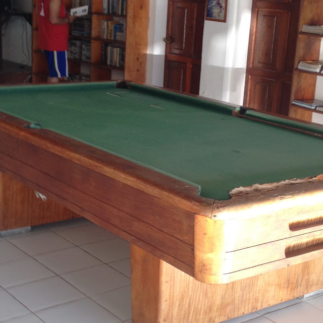 Virgin Beach Resort in Cebu Daanbantayan Philippines Billiard table at Virgin Beach Resort