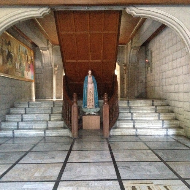 Marian grotto at the Bishop's House